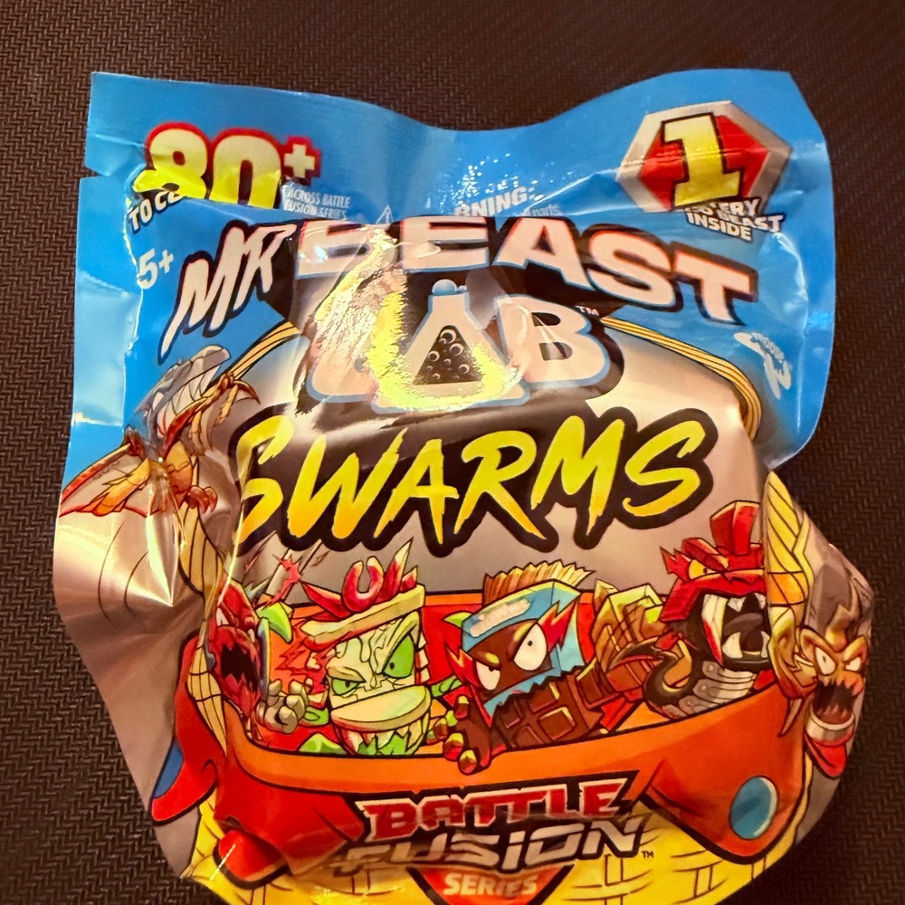MrBeast Lab Swarms Battle Fusion Series Kids OS Multi New Mystery Micro Beast